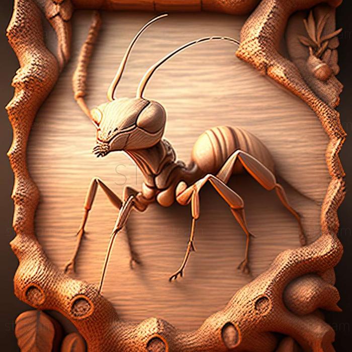 3D модель Pogonomyrmex occidentalis (STL)